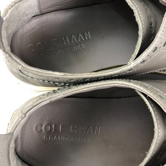 Cole Haan Men\'s Size 8M Winslow Grand Series Grey Leather Wingtip Sneakers Shoes main image 5